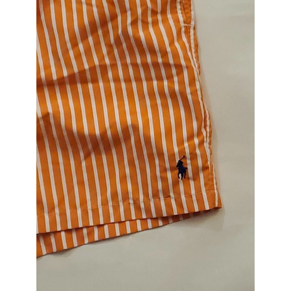 POLO BY RALPH LAUREN Swimwear Men's XXL Shorts Beach Mesh Lined Pinstriped - Picture 2 of 13